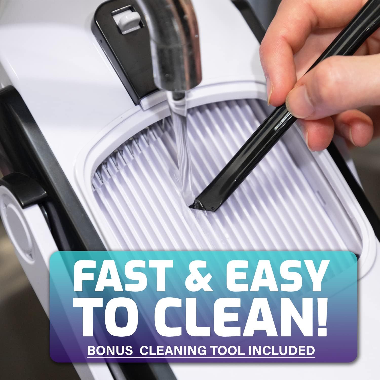 Mandolina REGOLABILE Spessore regolabile e taglio julienne Patate Affettatrice Cipolla taglia pomodori Chopper Kitchen taglia patate mandolina per verdure professionale - immagine 2