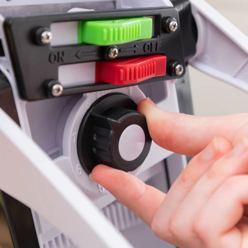 Mandolina REGOLABILE Spessore regolabile e taglio julienne Patate Affettatrice Cipolla taglia pomodori Chopper Kitchen taglia patate mandolina per verdure professionale - immagine 6